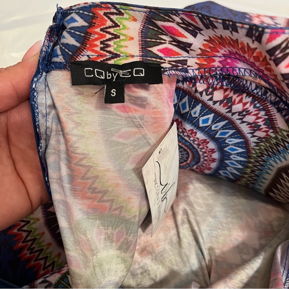 Colorful Patterned Dress Size Small - Picture 10 of 13